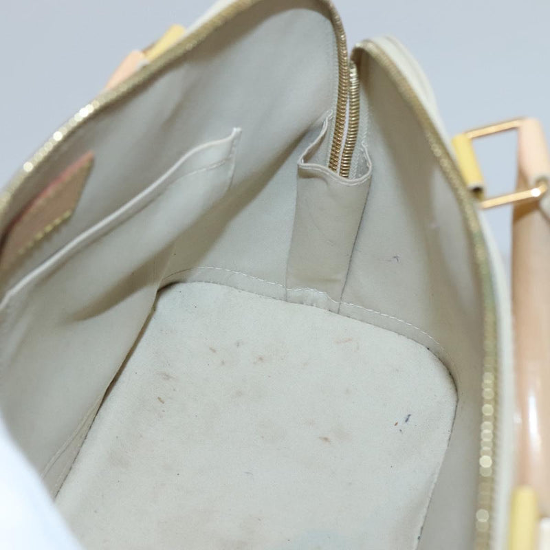 LOUIS VUITTON Monogram Vernis Alma Hand Bag Jone passion M91695 LV Auth 119757