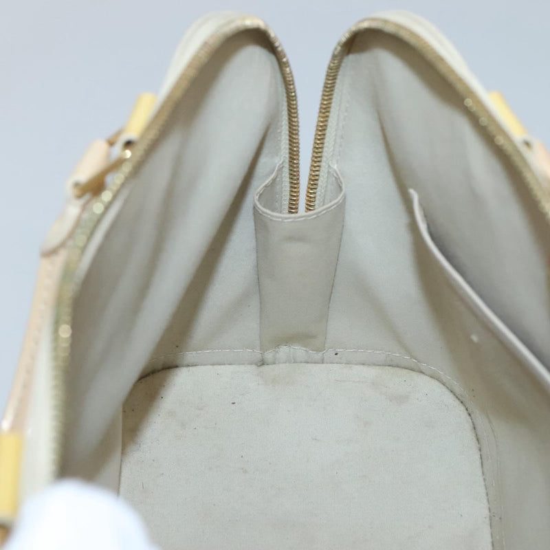LOUIS VUITTON Monogram Vernis Alma Hand Bag Jone passion M91695 LV Auth 119757
