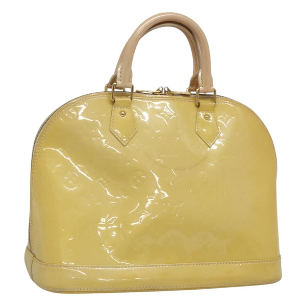 LOUIS VUITTON Monogram Vernis Alma Hand Bag Jone passion M91695 LV Auth 119757