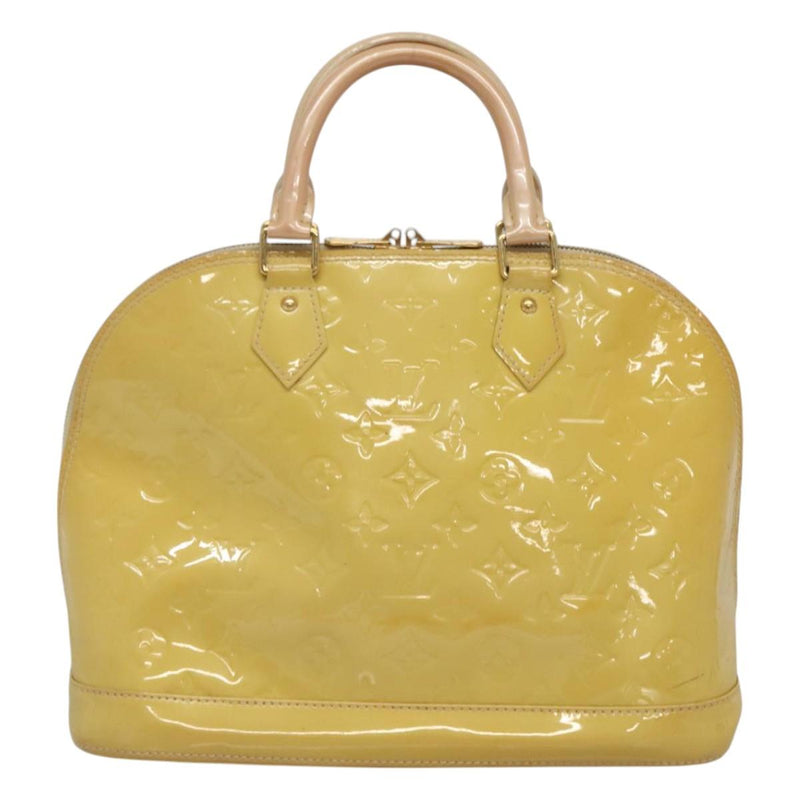 LOUIS VUITTON Monogram Vernis Alma Hand Bag Jone passion M91695 LV Auth 119757
