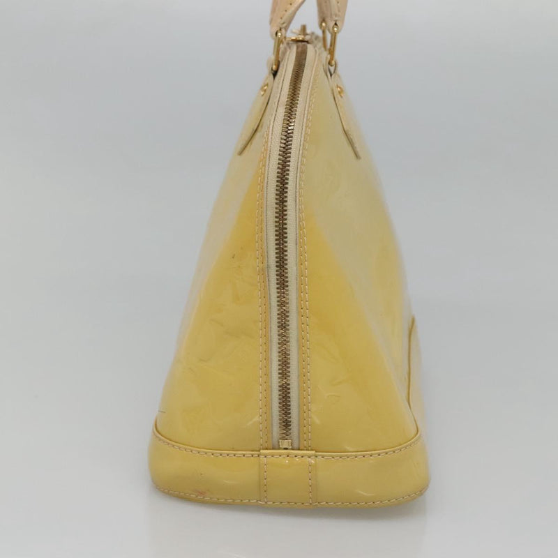 LOUIS VUITTON Monogram Vernis Alma Hand Bag Jone passion M91695 LV Auth 119757
