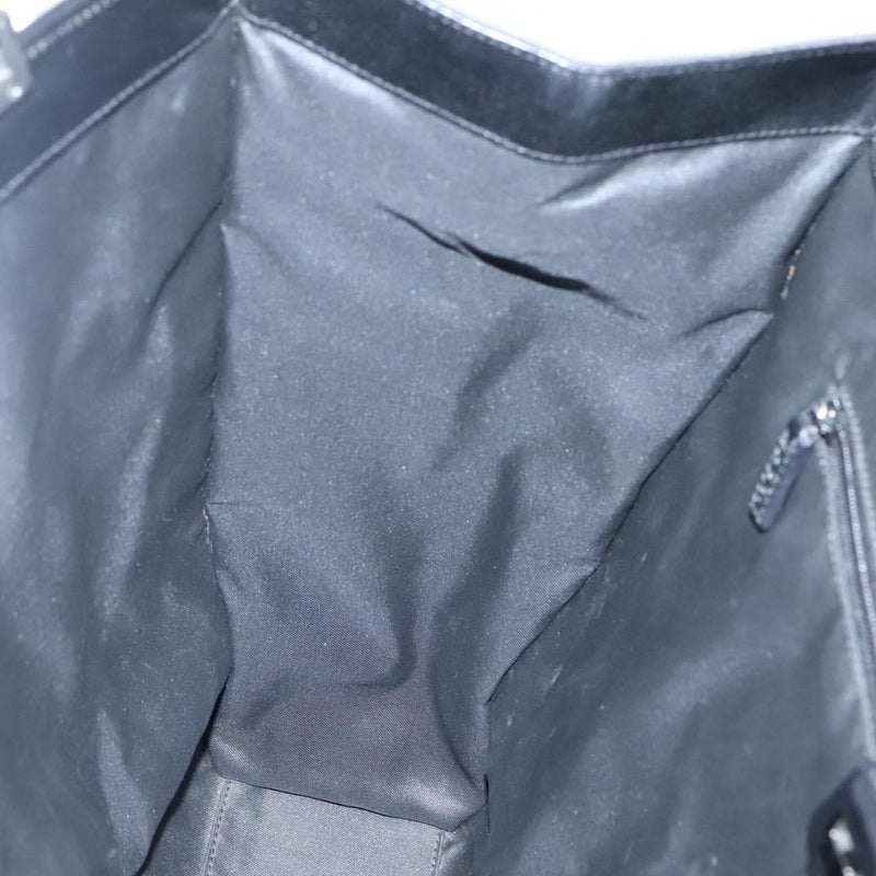 GUCCI GG Canvas Jackie Hand Bag Black Silver 002 1064 3444 Auth 119758