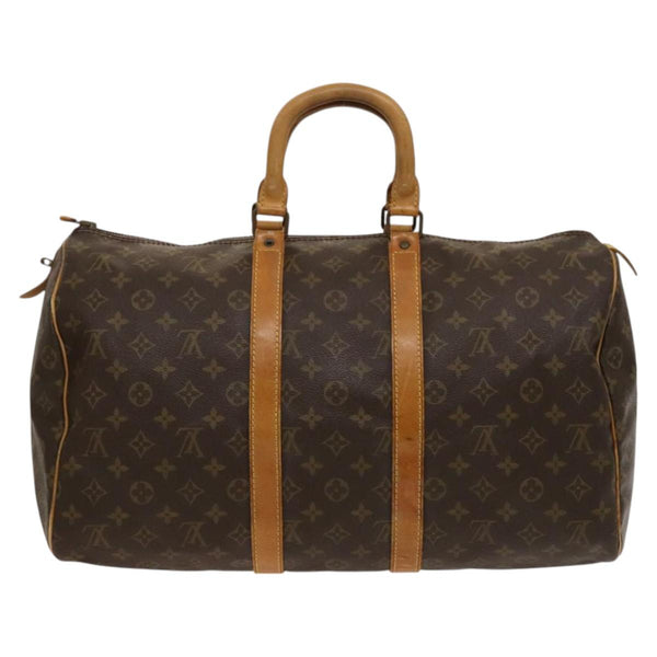 LOUIS VUITTON Monogram Keepall 50 Boston Bag Vintage M41426 LV Auth 119777