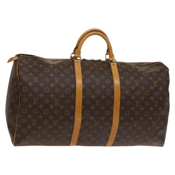 LOUIS VUITTON Monogram Keepall 60 Boston Bag M41422 LV Auth 119778