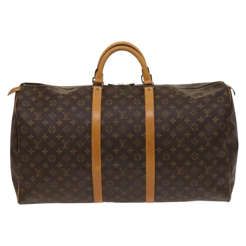 LOUIS VUITTON Monogram Keepall 60 Boston Bag M41422 LV Auth 119778