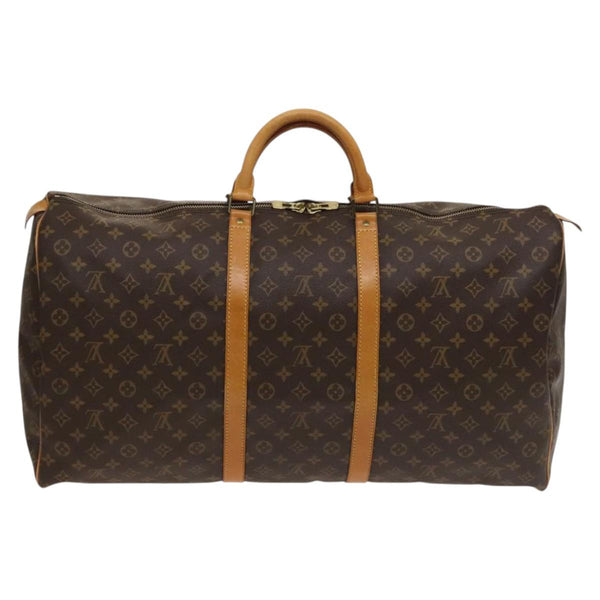 LOUIS VUITTON Monogram Keepall 60 Boston Bag M41422 LV Auth 119778