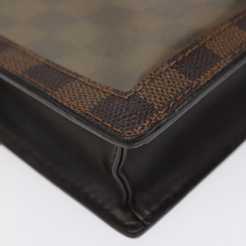 LOUIS VUITTON Damier Ebene Portello Shoulder Bag N45271 LV Auth 119797
