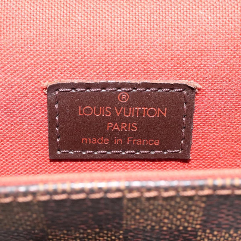 LOUIS VUITTON Damier Ebene Portello Shoulder Bag N45271 LV Auth 119797