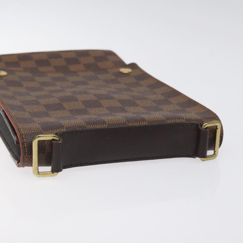 LOUIS VUITTON Damier Ebene Portello Shoulder Bag N45271 LV Auth 119797
