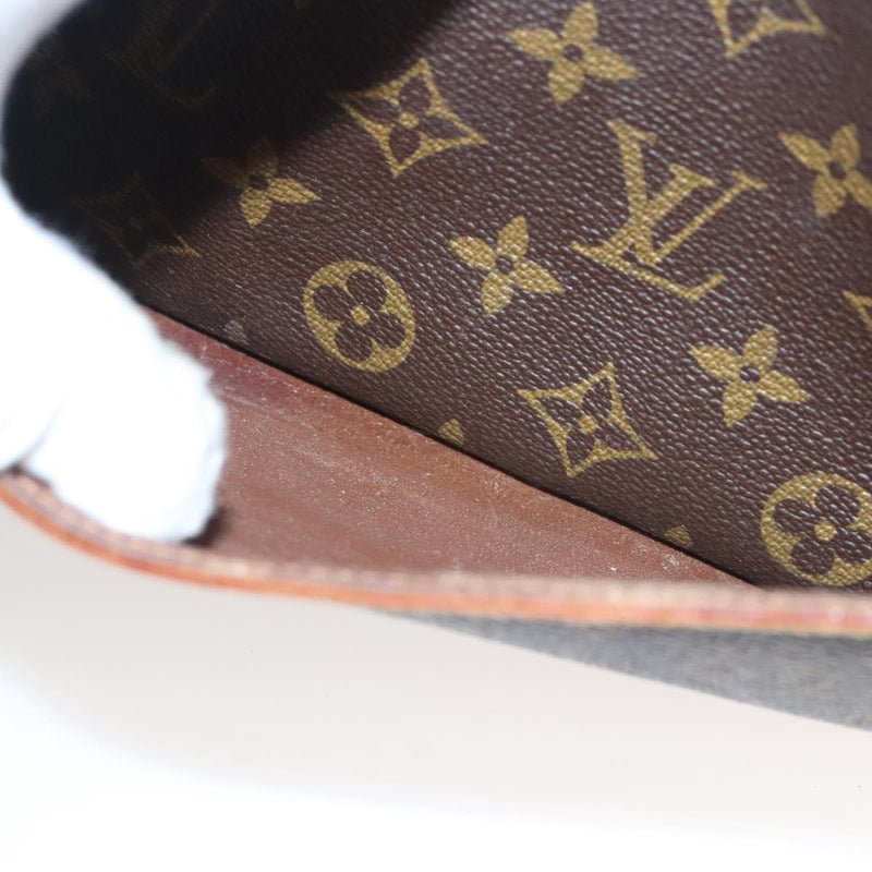 LOUIS VUITTON Monogram Compiegne 28 Clutch Bag M51845 LV Auth 119804