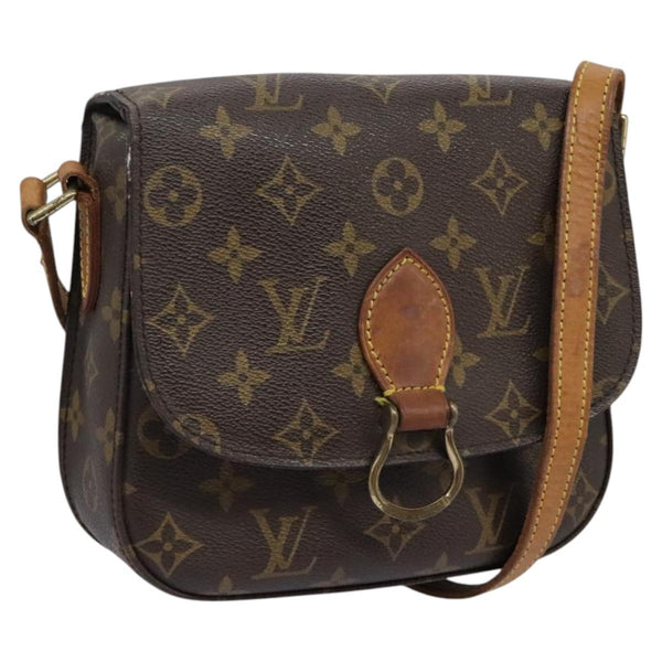 LOUIS VUITTON Monogram Saint Cloud MM Shoulder Bag M51243 LV Auth 119805