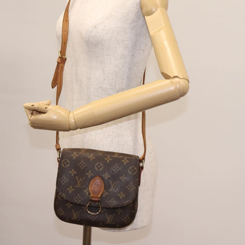 LOUIS VUITTON Monogram Saint Cloud MM Shoulder Bag M51243 LV Auth 119805