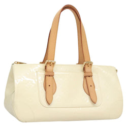 LOUIS VUITTON Monogram Vernis Rosewood Avenue Hand Bag Perle M93508 Auth 119811