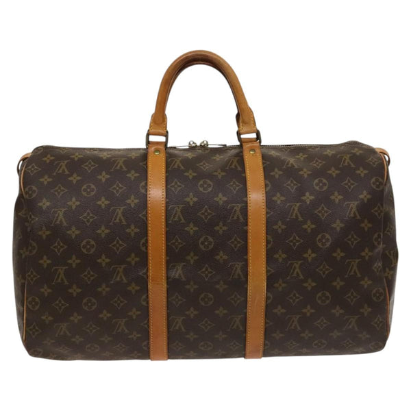 LOUIS VUITTON Monogram Keepall 50 Boston Bag M41426 LV Auth 119818