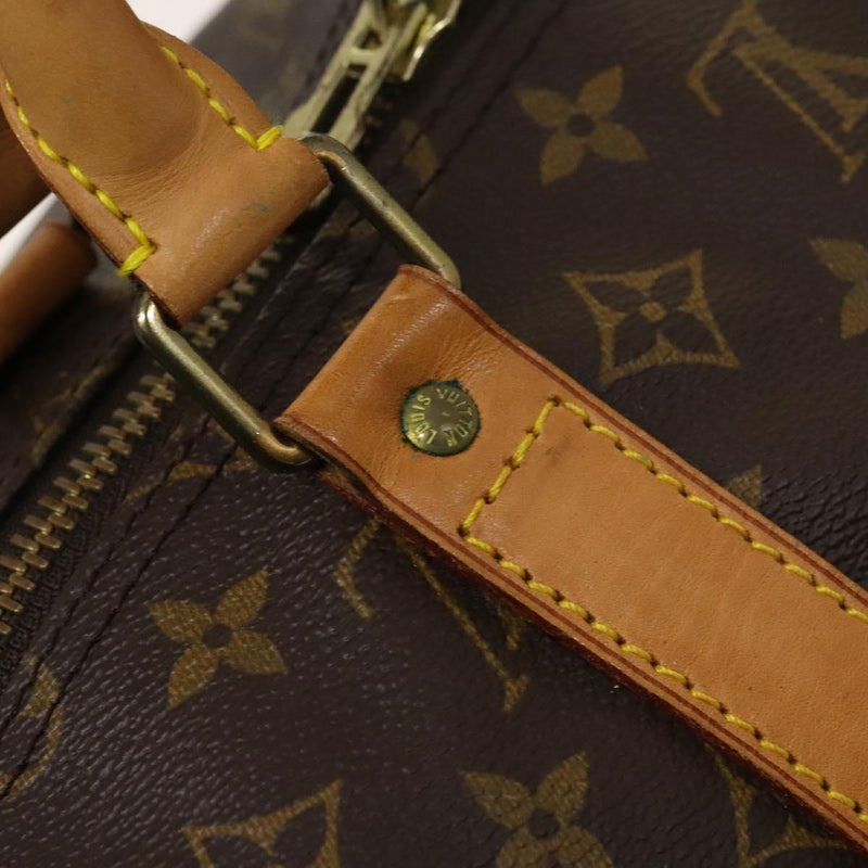 LOUIS VUITTON Monogram Keepall 55 Boston Bag M41424 LV Auth 119837