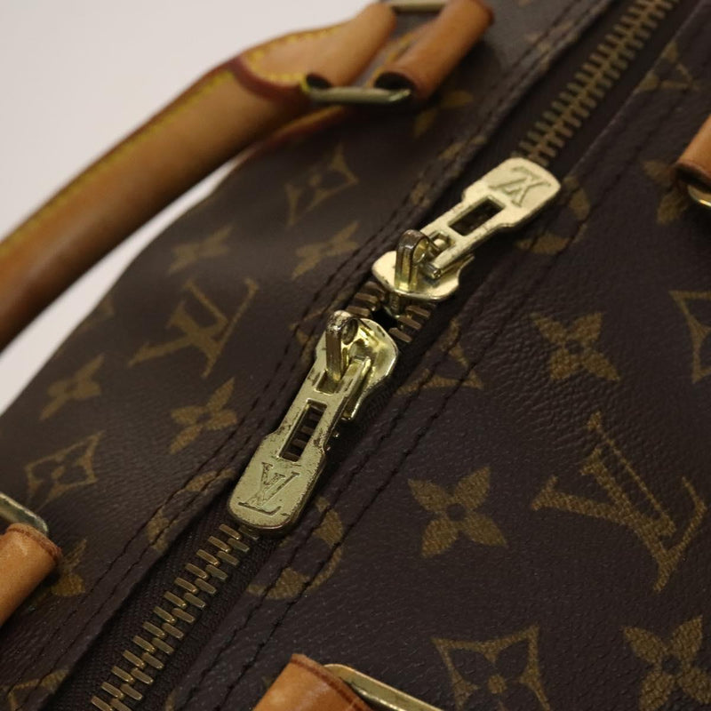 LOUIS VUITTON Monogram Keepall 55 Boston Bag M41424 LV Auth 119837