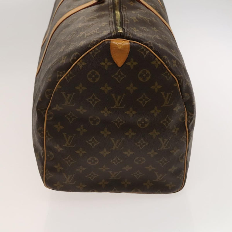 LOUIS VUITTON Monogram Keepall 55 Boston Bag M41424 LV Auth 119837