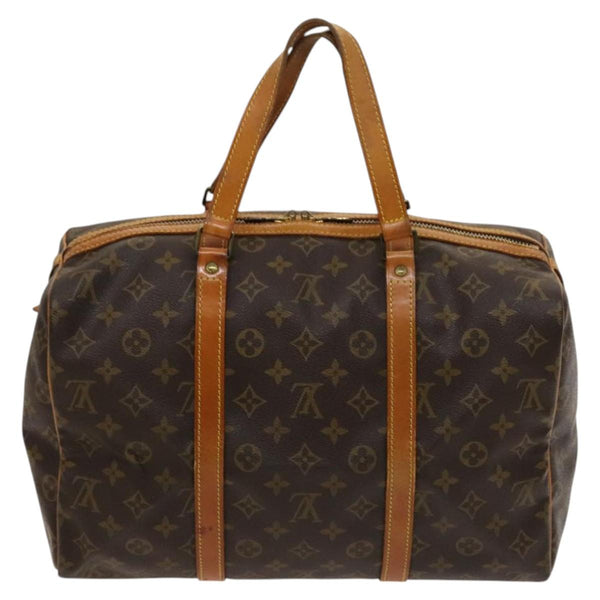 LOUIS VUITTON Monogram Sac Souple 35 Boston Bag M41626 LV Auth 119856