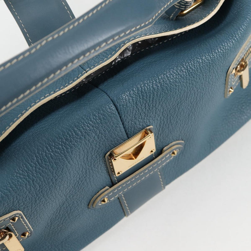LOUIS VUITTON Suhari Ampheteu Hand Bag Blue M91860 LV Auth 119875AM
