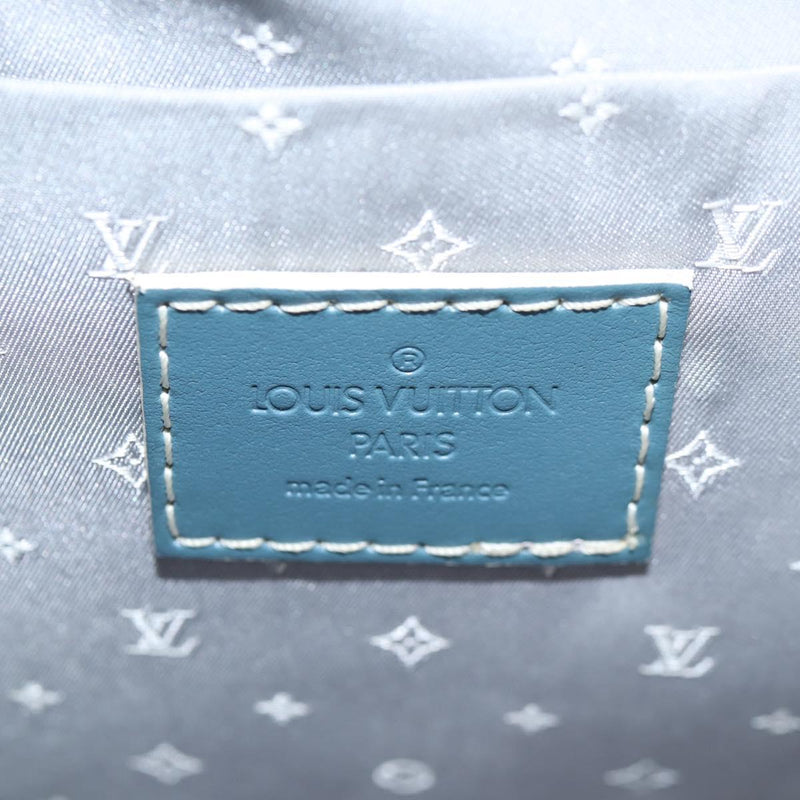 LOUIS VUITTON Suhari Ampheteu Hand Bag Blue M91860 LV Auth 119875AM