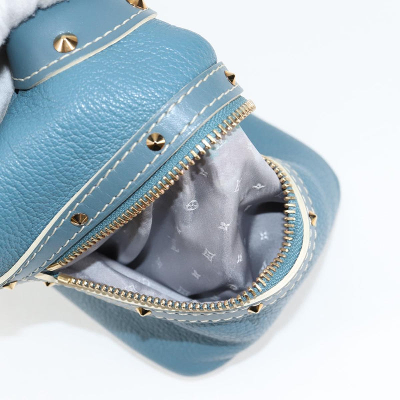 LOUIS VUITTON Suhari Ampheteu Hand Bag Blue M91860 LV Auth 119875AM