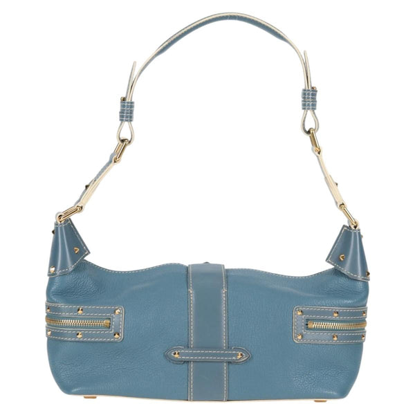 LOUIS VUITTON Suhari Ampheteu Hand Bag Blue M91860 LV Auth 119875AM
