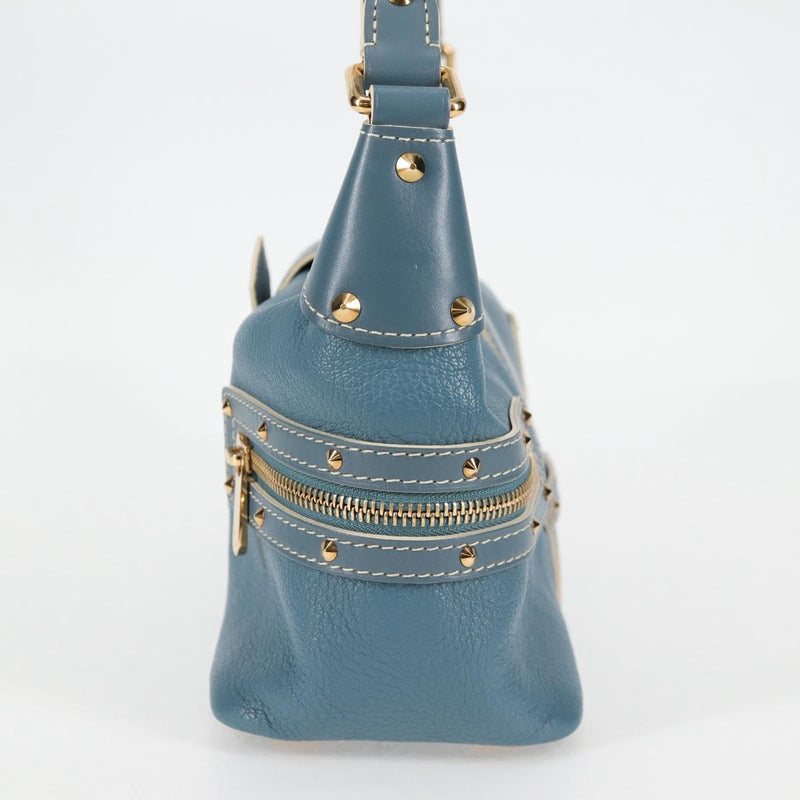 LOUIS VUITTON Suhari Ampheteu Hand Bag Blue M91860 LV Auth 119875AM