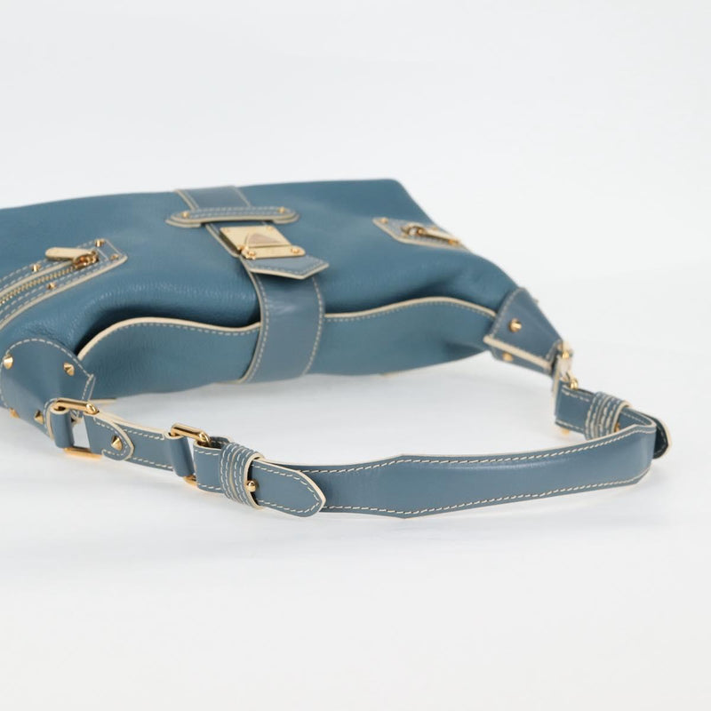 LOUIS VUITTON Suhari Ampheteu Hand Bag Blue M91860 LV Auth 119875AM