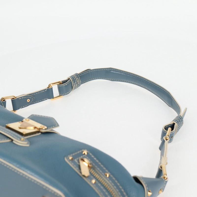 LOUIS VUITTON Suhari Ampheteu Hand Bag Blue M91860 LV Auth 119875AM