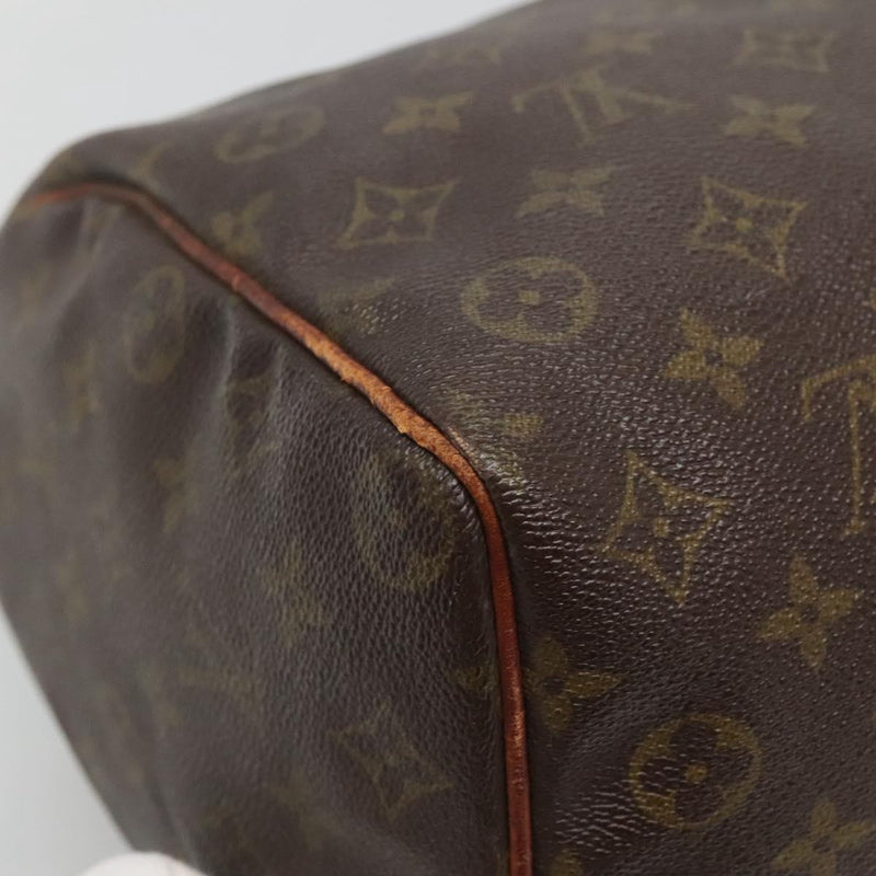 LOUIS VUITTON Monogram Speedy 35 Hand Bag M41524 LV Auth 119877