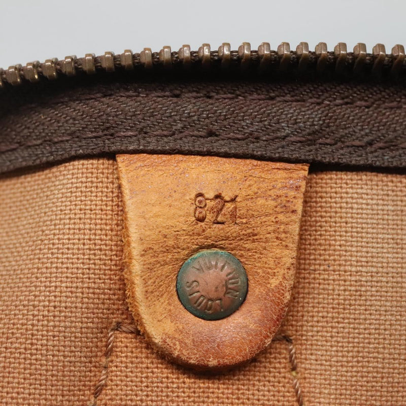 LOUIS VUITTON Monogram Speedy 35 Hand Bag M41524 LV Auth 119877