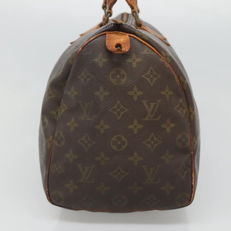 LOUIS VUITTON Monogram Speedy 35 Hand Bag M41524 LV Auth 119877