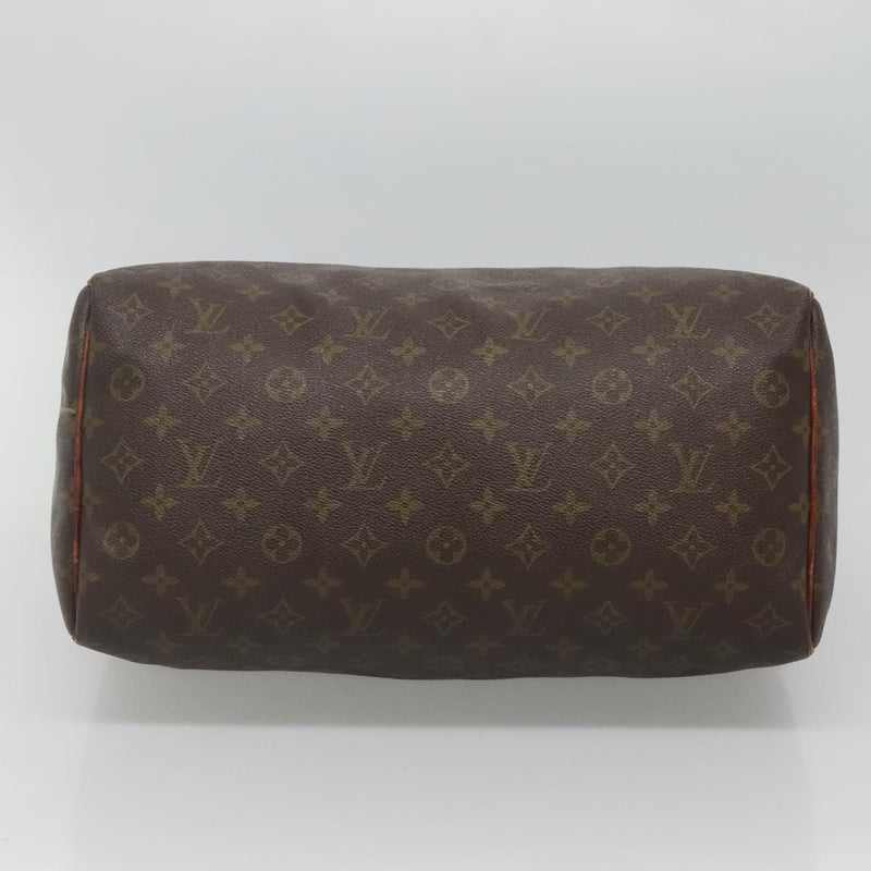 LOUIS VUITTON Monogram Speedy 35 Hand Bag M41524 LV Auth 119877
