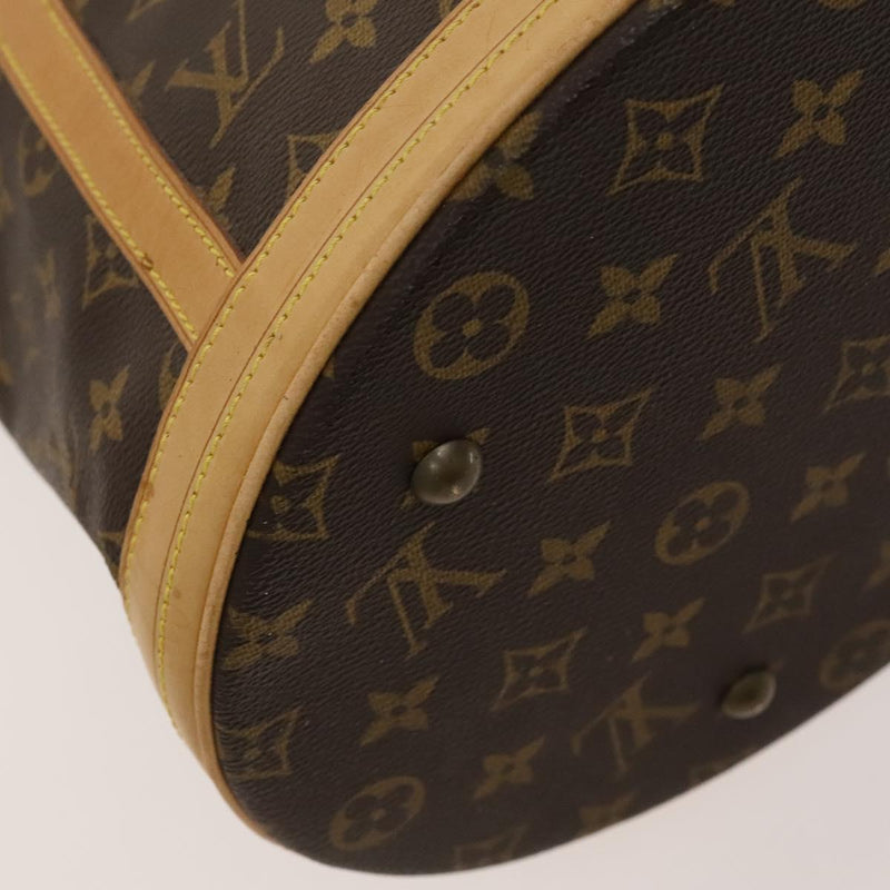 LOUIS VUITTON Monogram Bucket GM Shoulder Bag M42236 LV Auth 119882