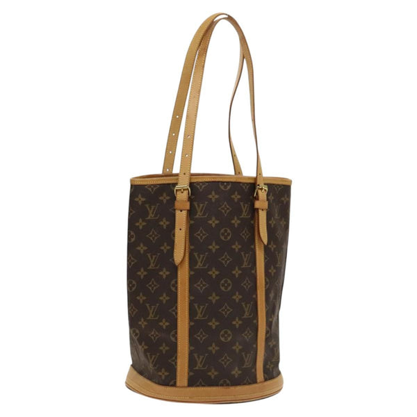 LOUIS VUITTON Monogram Bucket GM Shoulder Bag M42236 LV Auth 119882