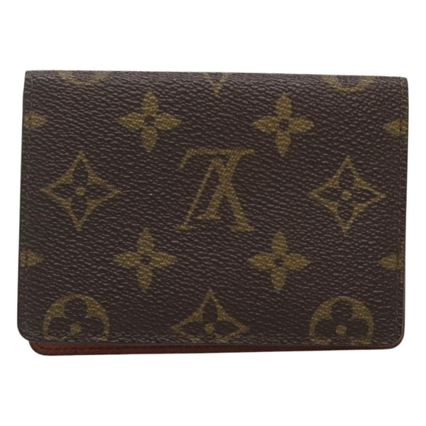 LOUIS VUITTON Monogram Porte 2 Cult Vertical Pass Case M60533 LV Auth 119936