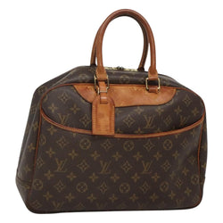 LOUIS VUITTON Monogram Deauville Hand Bag M47270 LV Auth 120061