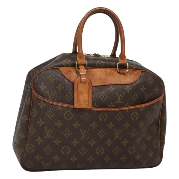 LOUIS VUITTON Monogram Deauville Hand Bag M47270 LV Auth 120061