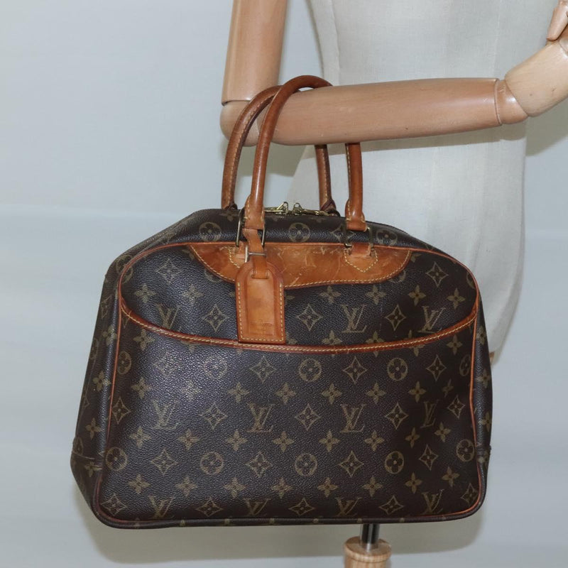 LOUIS VUITTON Monogram Deauville Hand Bag M47270 LV Auth 120061