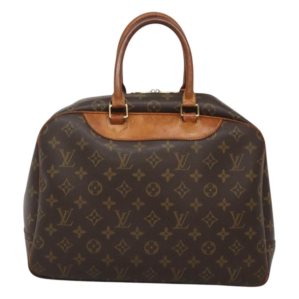LOUIS VUITTON Monogram Deauville Hand Bag M47270 LV Auth 120061