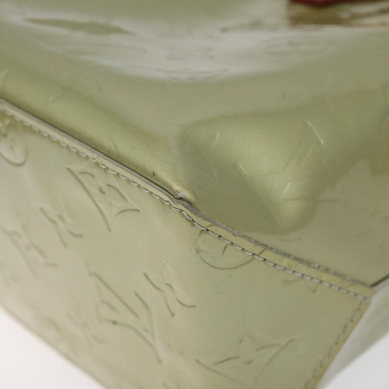 LOUIS VUITTON Monogram Vernis Reade PM Hand Bag Gris M91145 LV Auth 120063