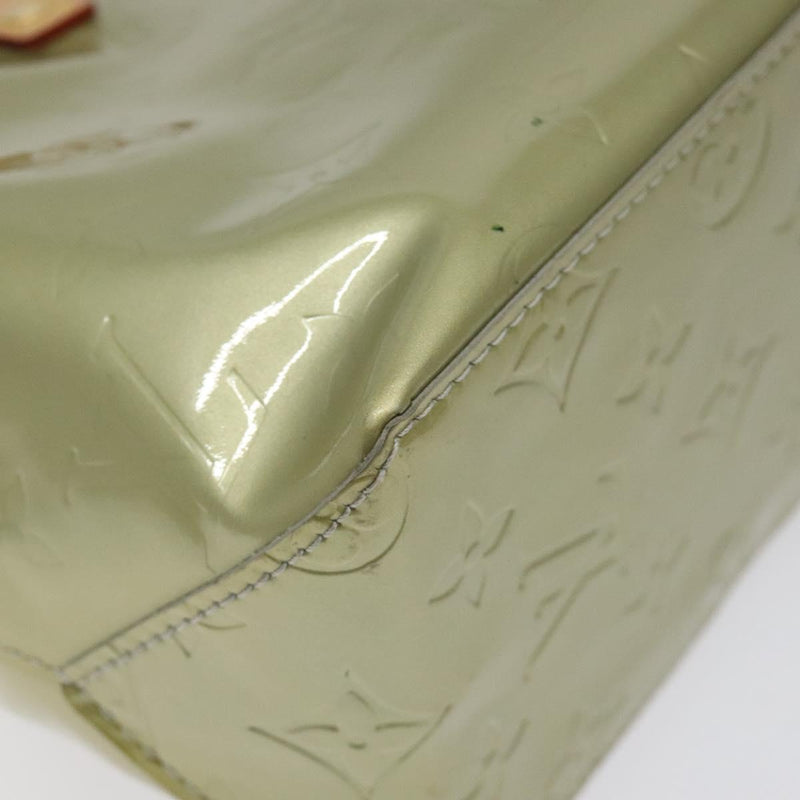 LOUIS VUITTON Monogram Vernis Reade PM Hand Bag Gris M91145 LV Auth 120063