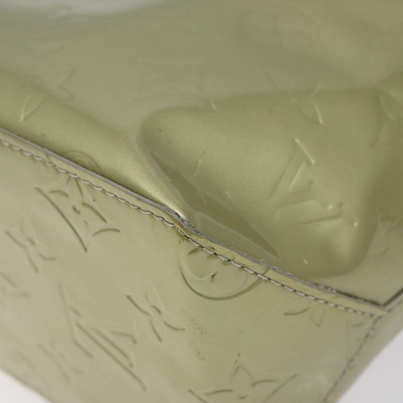 LOUIS VUITTON Monogram Vernis Reade PM Hand Bag Gris M91145 LV Auth 120063
