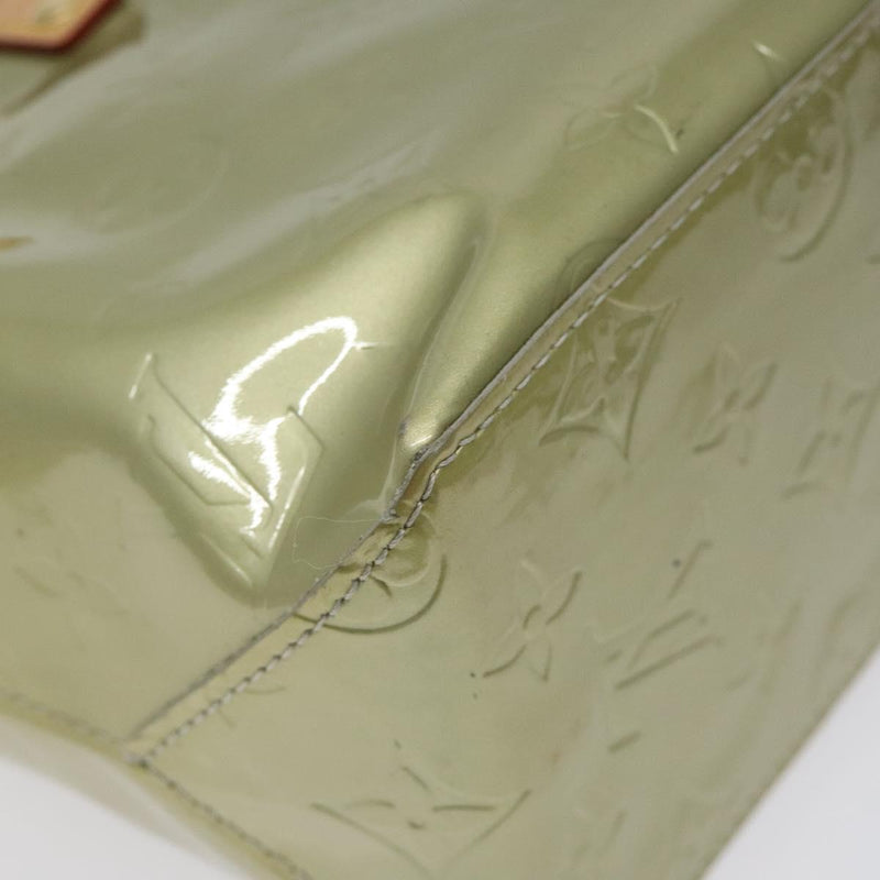 LOUIS VUITTON Monogram Vernis Reade PM Hand Bag Gris M91145 LV Auth 120063