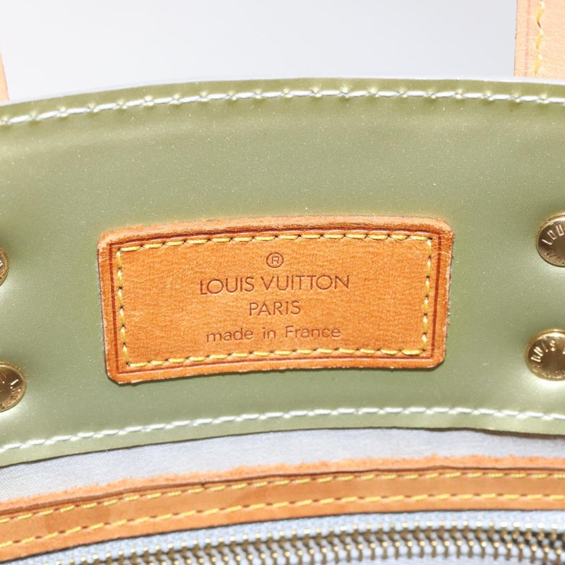 LOUIS VUITTON Monogram Vernis Reade PM Hand Bag Gris M91145 LV Auth 120063