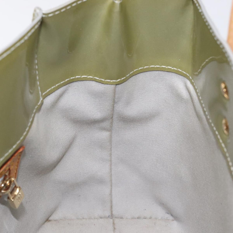LOUIS VUITTON Monogram Vernis Reade PM Hand Bag Gris M91145 LV Auth 120063