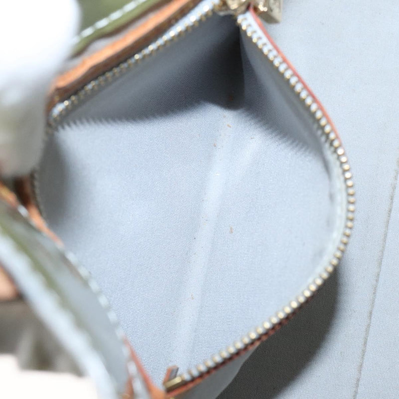 LOUIS VUITTON Monogram Vernis Reade PM Hand Bag Gris M91145 LV Auth 120063