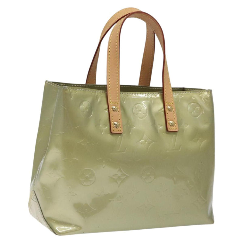 LOUIS VUITTON Monogram Vernis Reade PM Hand Bag Gris M91145 LV Auth 120063