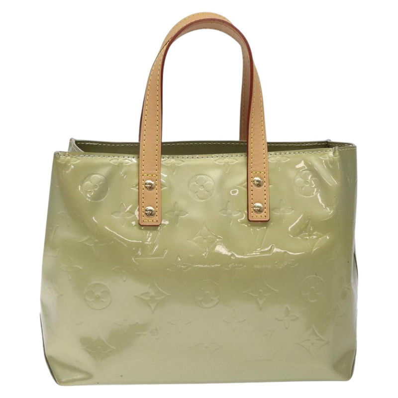 LOUIS VUITTON Monogram Vernis Reade PM Hand Bag Gris M91145 LV Auth 120063