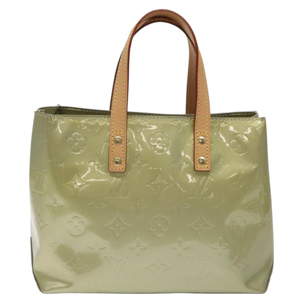 LOUIS VUITTON Monogram Vernis Reade PM Hand Bag Gris M91145 LV Auth 120063